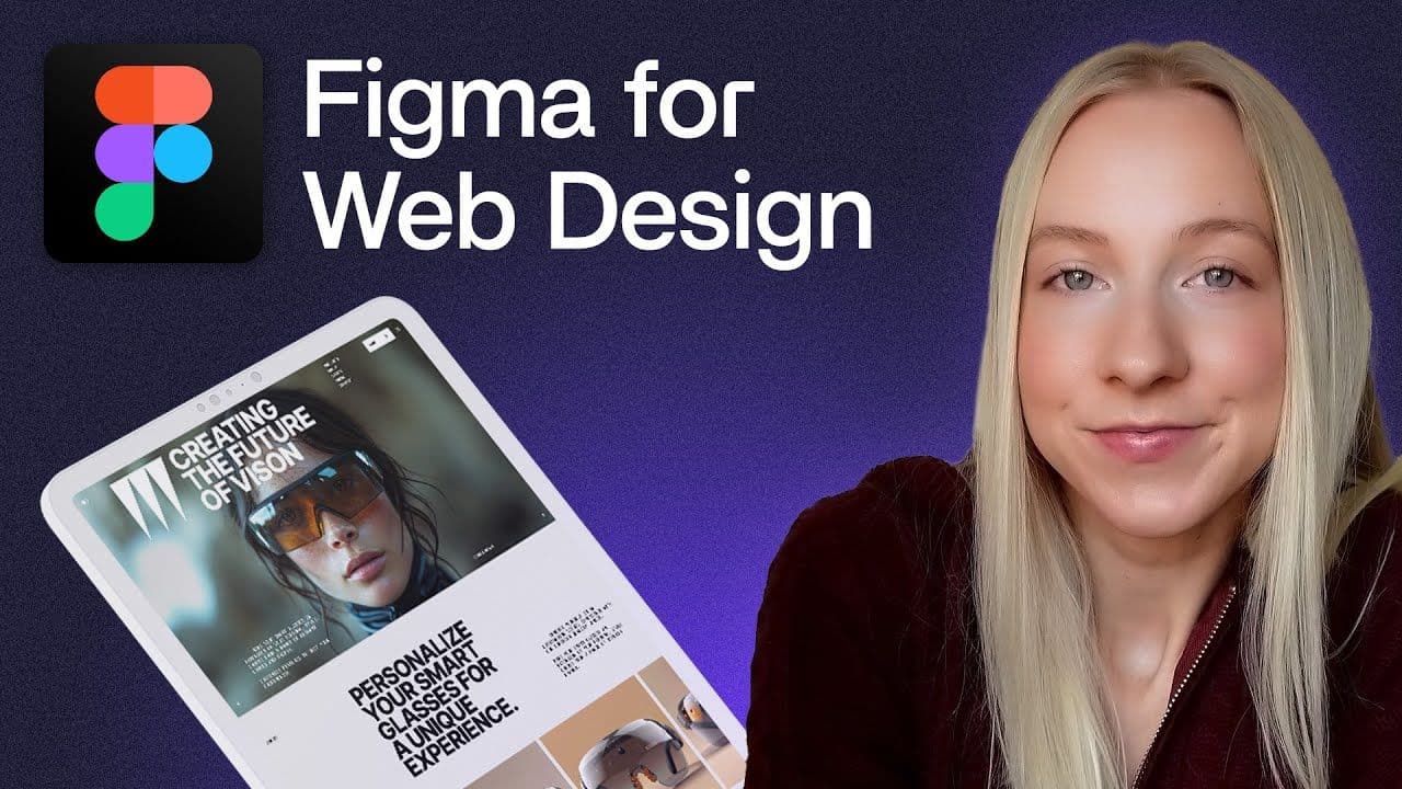 Figma Tutorial for Beginners (2024): Website Design image